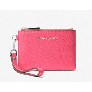 MICHAEL KORS Pink Leather Coin Purse